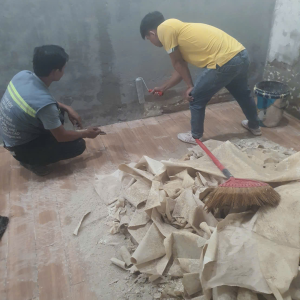 chống ẩm mốc chân tường