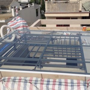 Thi công mái che giếng trời - Thợ Tốt Sài Gòn | Giải pháp che chắn tối ưu